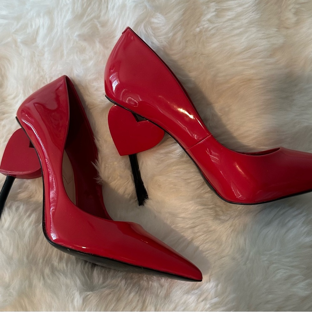 Aldo Red Stiletto Heels Elegant Pumps